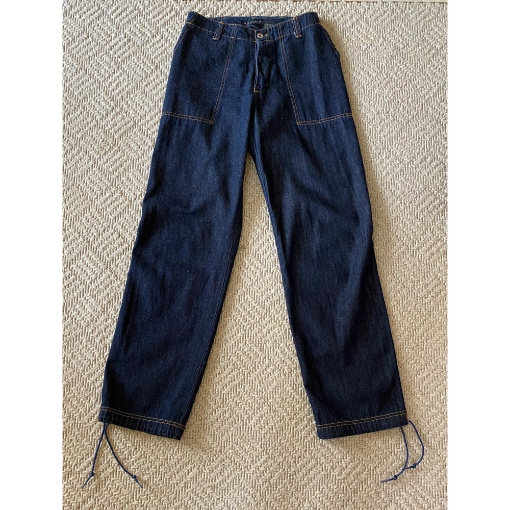 Buffalo Jeans with Wide Leg and Drawstring Hem-26